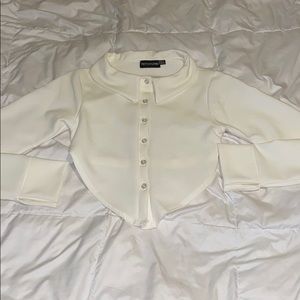 Prettylittlething button down open strap back